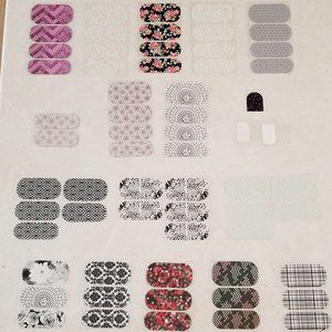 Jamberry Nails Assorted Pedi Packs and Extras